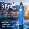 MegaChar Manual Carbon Whole House Water Filtration System